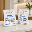 Custom Branded Facebook Stand (NFC + QR)