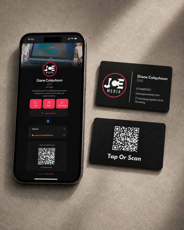 Custom Smart Business Card (QR and NFC)