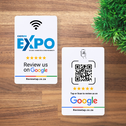 Custom Branded Google Review Card (NFC + QR)
