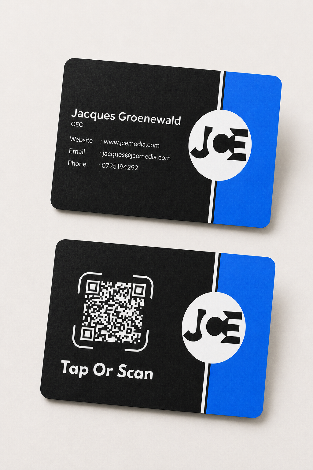 Custom Smart Business Card (QR & NFC Enabled)
