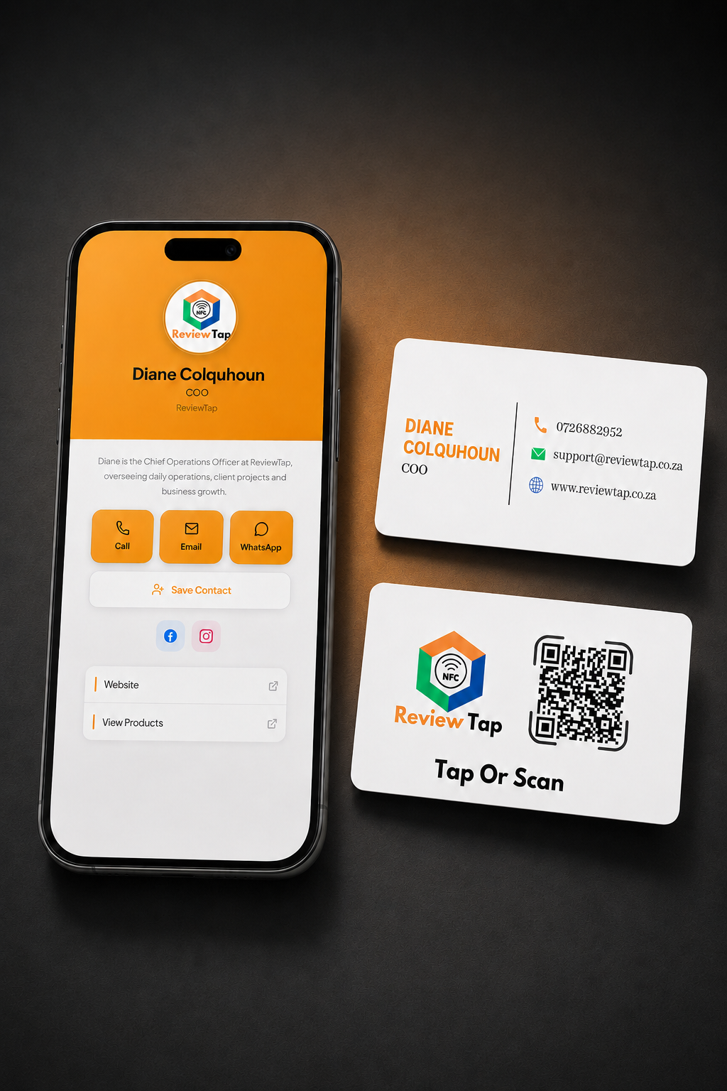 Custom Smart Business Card (QR & NFC Enabled)