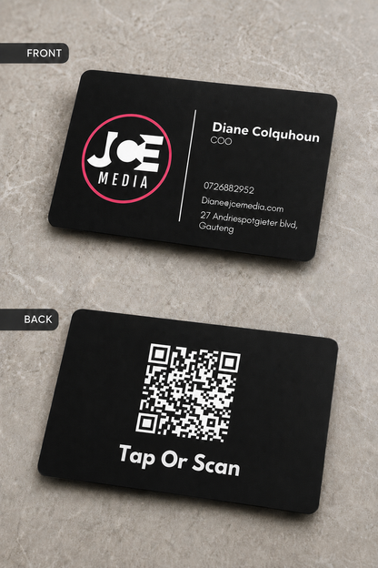 Custom Smart Business Card (QR & NFC Enabled)