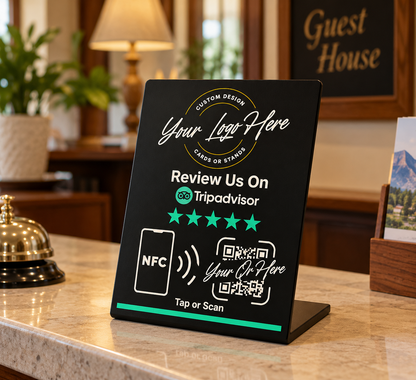 Custom Branded Tripadvisor NFC Stand