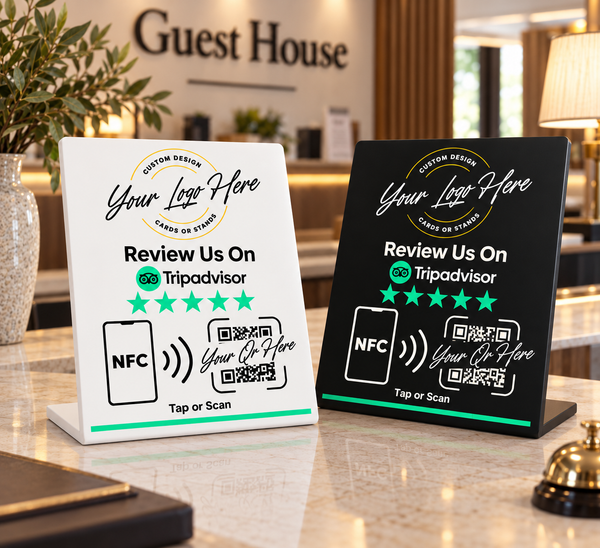 Custom Branded Tripadvisor NFC Stand