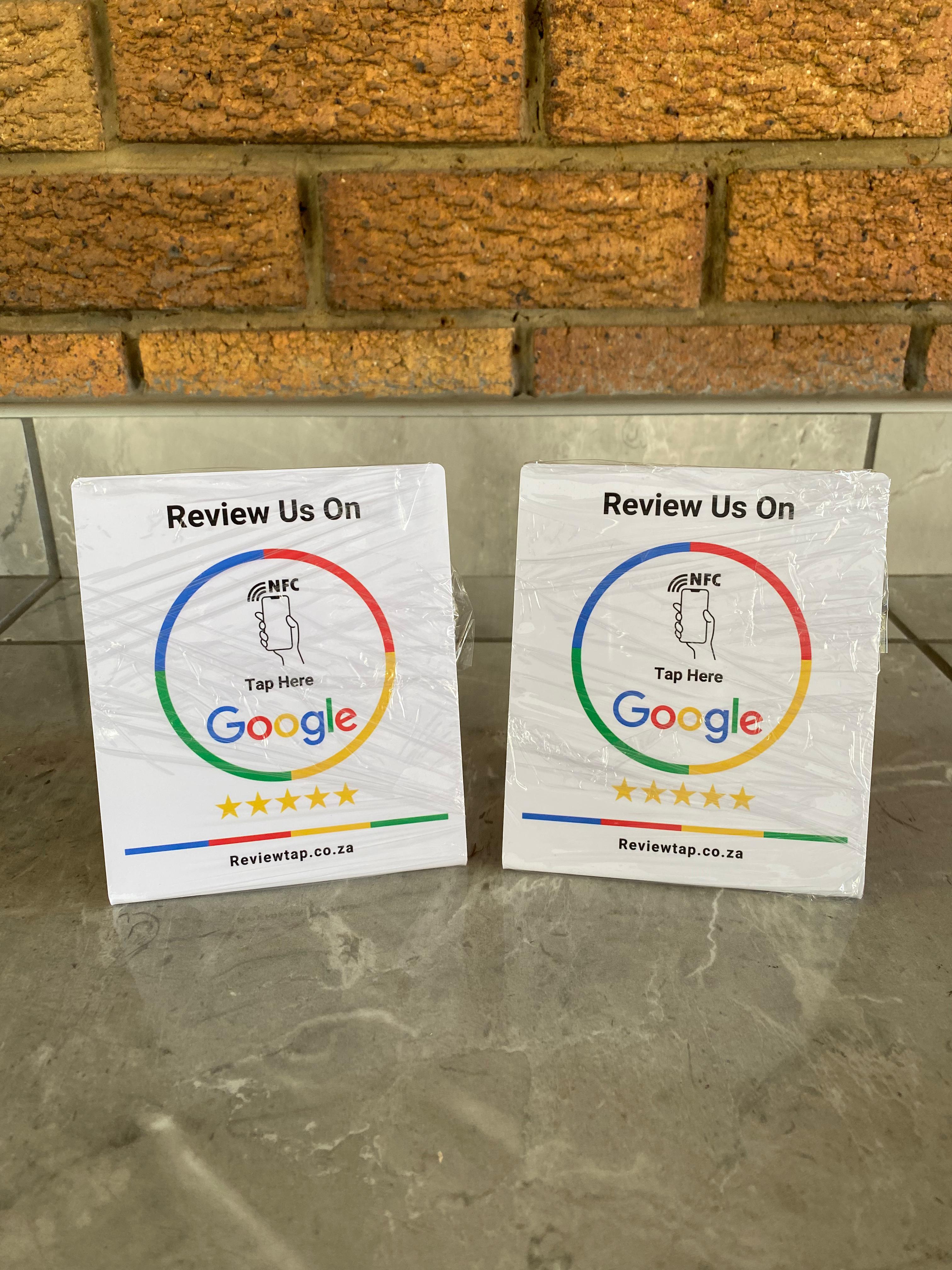 NFC Google Review Stand