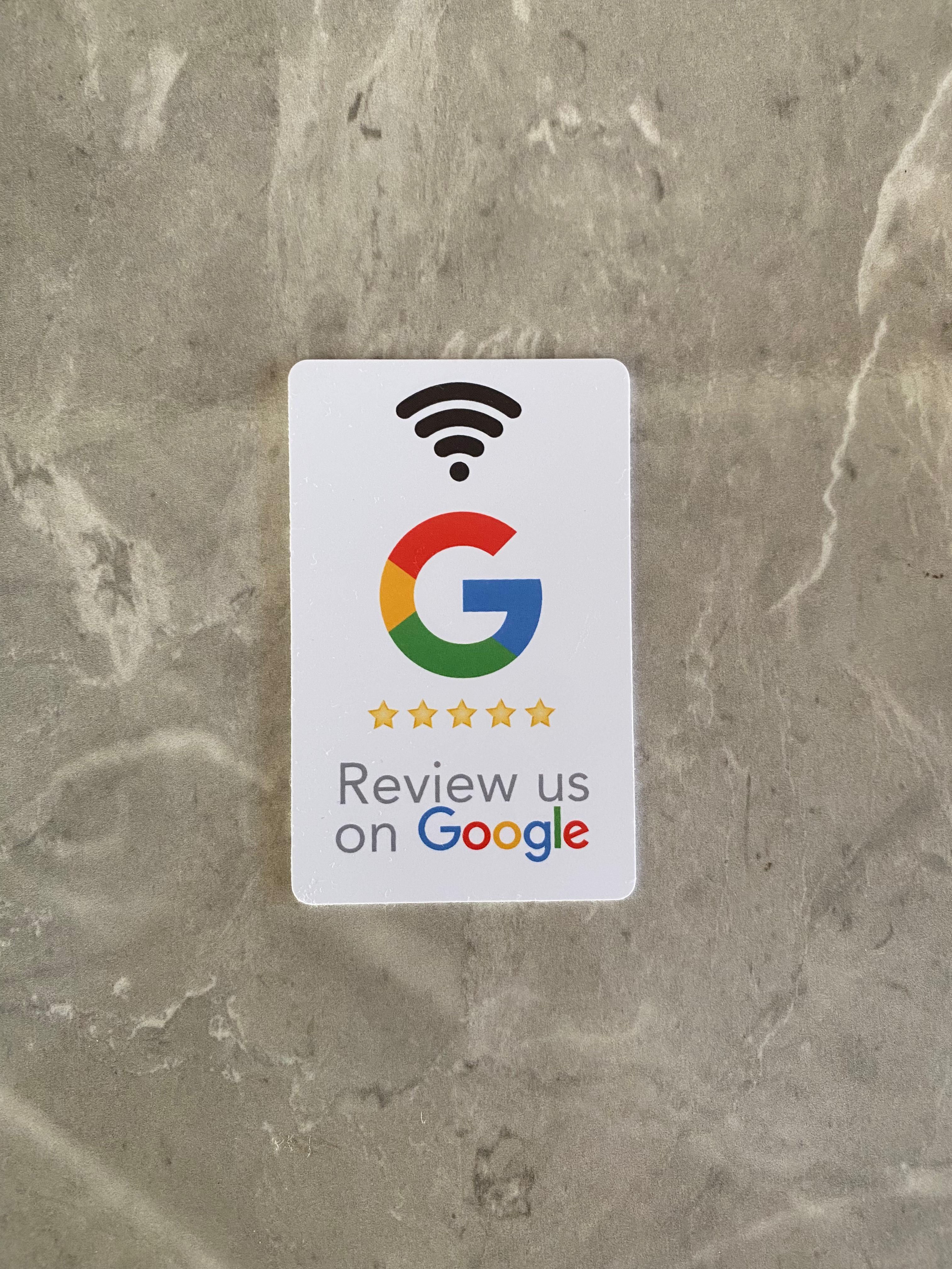 NFC Google Review Card
