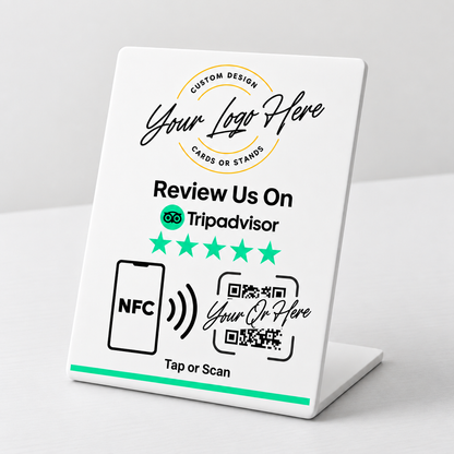 Custom Branded Tripadvisor NFC Stand