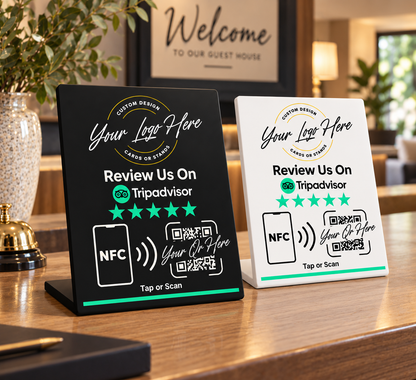 Custom Branded Tripadvisor NFC Stand