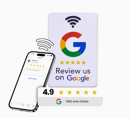 NFC Google Review Card