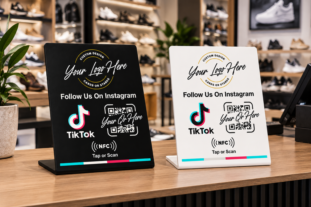 Custom Branded TikTok NFC Stand