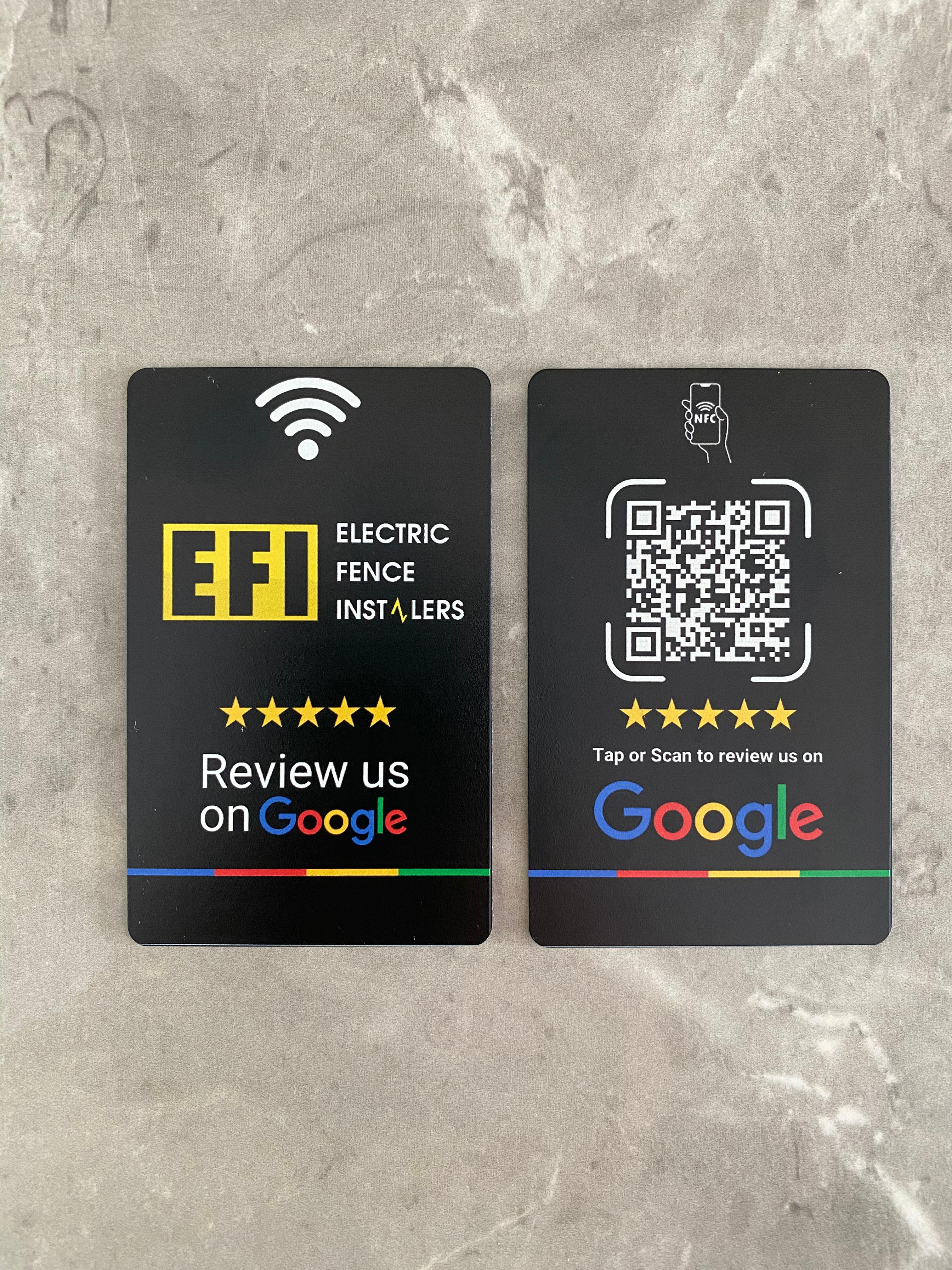 Custom Branded Google Review Card (NFC + QR)