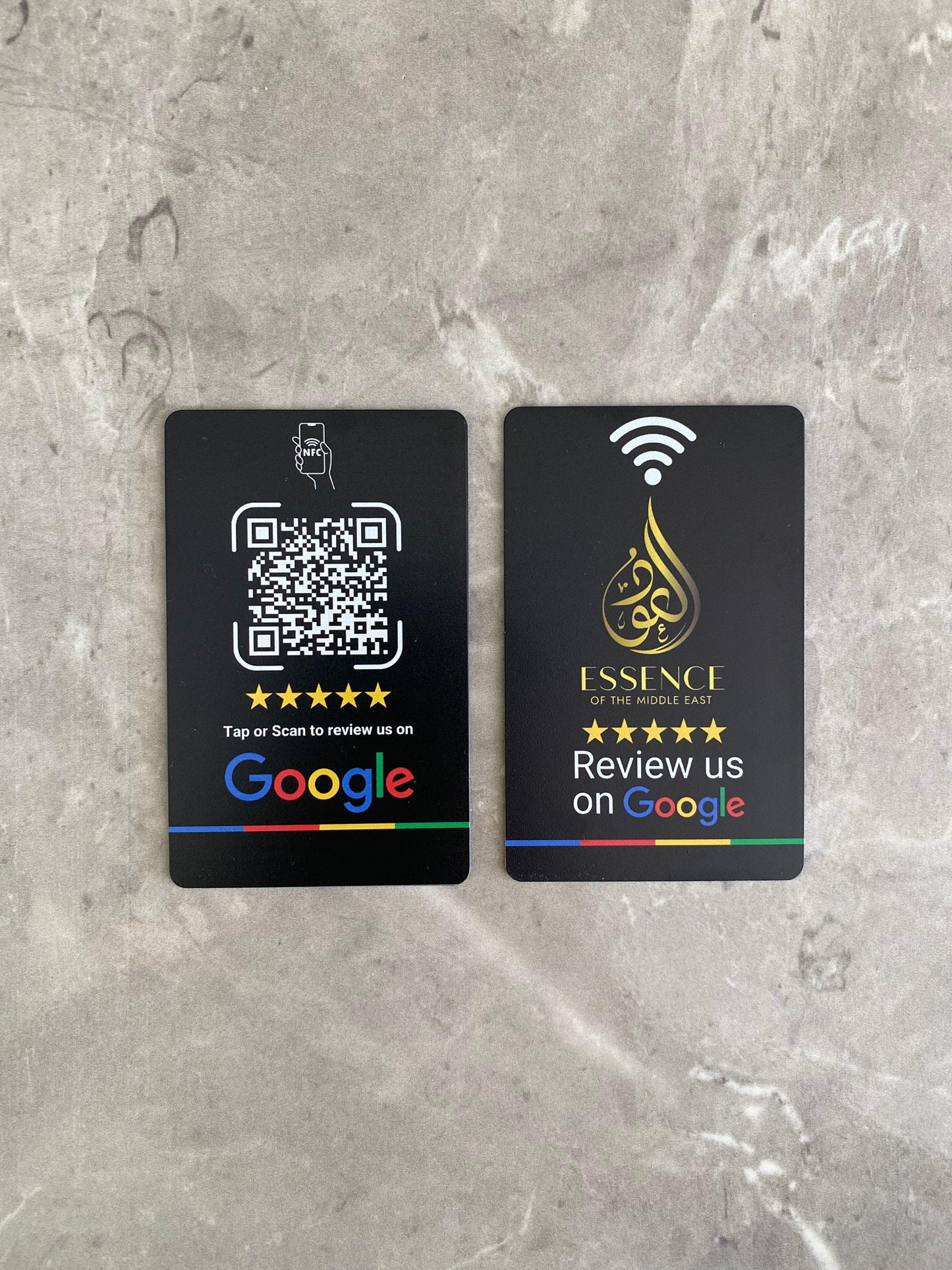Custom Branded Google Review Card (NFC + QR)