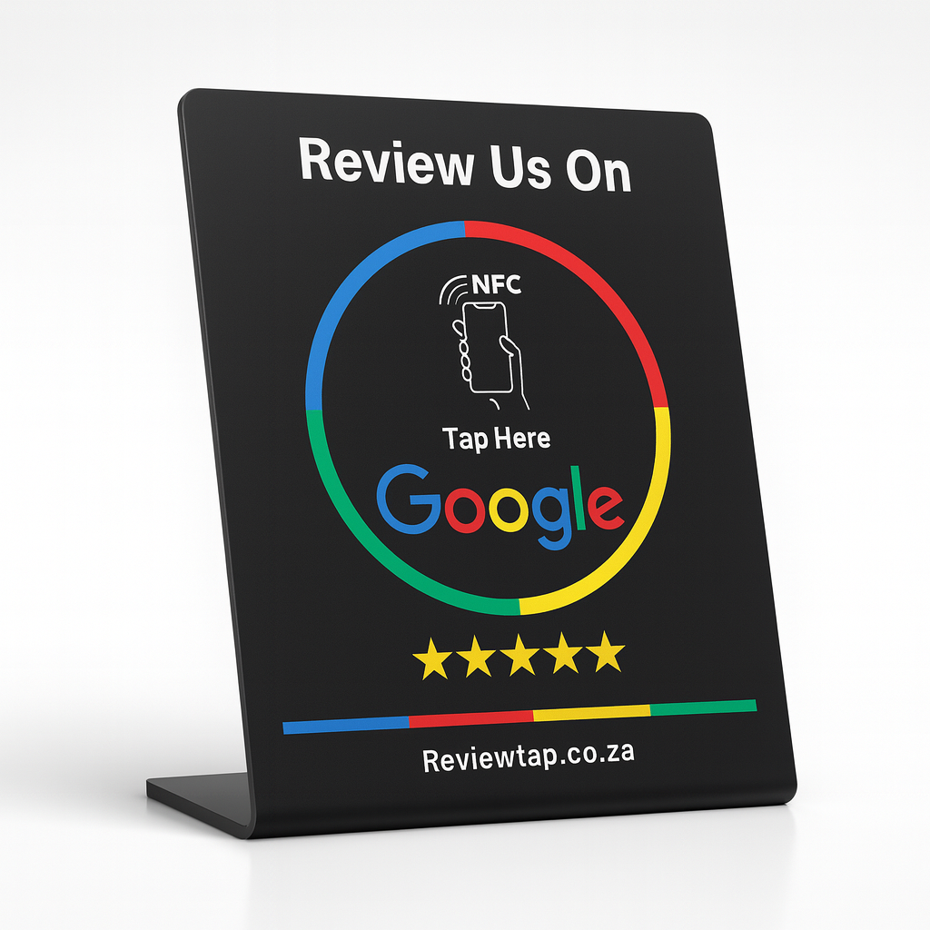 NFC Google Review Stand