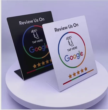 NFC Google Review Stand